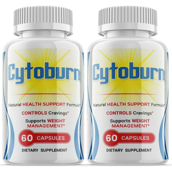 (2 Pack) Cytoburn - Keto Weight Loss Formula - Energy & Focus Boosting Dietary Supplements for Weight Management & Metabolism - Advanced Fat Burn Raspberry Ketones Pills - 120 Capsules