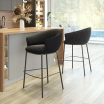 Essen Barstool Black & Bronze Barstool, Modern Style, Armrest support, Plywood, Indoor Bar