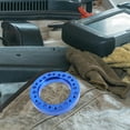 thumbnail image 4 of OULII Steering Wheel Adapter Plate Kit Aluminum Alloy Blue Driving Comfort Enhancement 1Pack, 4 of 6