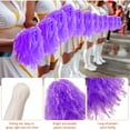 thumbnail image 3 of QZS Cheerleading Cheer Pompoms,Plastic Cheerleading PomPoms for Party,Costume Fancy Dress Dance and Sport Party Dance,15Pcs,Purple, 3 of 6