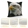 thumbnail image 4 of Orinice Bald Eagle Graphic Decorative Cushion Throw Pillow Cover for Home Couch Living Room Sofa, High-Quality, Multi-Purpose, 1PC 24x24in, 4 of 5