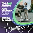 thumbnail image 4 of Skidee Scooter for Kids, Teens, Adults, 4 Adjustment Levels, Handlebar Up to 41 Inches, White, 4 of 7