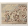 thumbnail image 2 of Thomas Rowlandson 23x20 Gold Ornate Framed and Double Matted Museum Art Print Titled - An Irish Picnic (1788-1821), 2 of 4