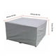thumbnail image 5 of Funda para muebles para exterior, interior, mesa, sofá, silla, protector, impermeable, a prueba de rayos UV, a prueba de viento, cubierta antipolvo, 205x104x71cm Noticed HA001768-12, 5 of 6