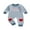 Blue, variant on BemeyourBBs Newborn Baby Boy Valentines Day Romper Outfits Waffle Knit Stripe Romper Cute Letters Heart Embroidery Long Sleeve Jumpsuit Spring Clothes