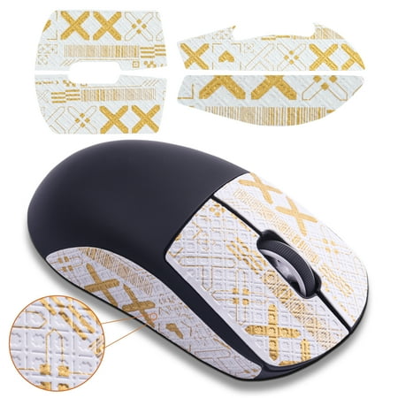 Mouse Anti-Slip Grip Tape fit for Logitech G Pro X Wireless Gaming Mouse Skin, Sweat Resistant, Easy to Apply, Self-Adhesive Design, Professional Mice Upgrade Kit