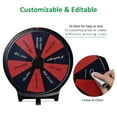 thumbnail image 4 of WinSpin 10" Double Sided Prize Wheel 10 Slots Dry Erase Spinning Wheel for Pub Party Home Game Carnival Holiday Activities, 4 of 9