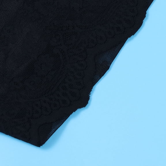 NICERIO Short Curtain Black Polyester for Kitchen Use - Privacy and Light Filtering, 1Pc