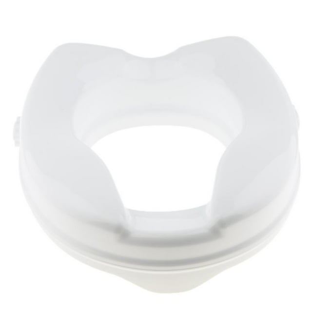 tredstone Rehausseur de Siège de Toilette Chaise de Sécurité Surélevée Élévateur Allongé Rallonge 2 Pouces