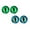 Emerald Green+Royal Blue, variant on 2 pairs Beast Eyes Headlight Decals Pair, Car Accessories, Round Eye Headlight Decal, Funny Decals for Jeep Truck Car Body Window Bumper Decoration, Eye Headlight Decal, 3D Stereo Eyes Stickers Decal
