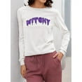 thumbnail image 2 of Witchy Drip Text Halloween Graphic Graphic - Women's Long Sleeve, 2 of 4