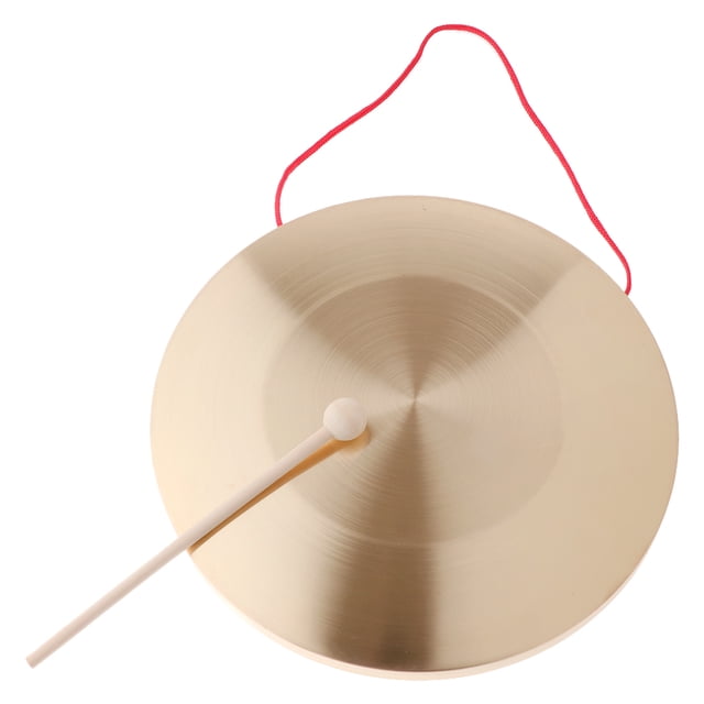 Platillo de percusión manual Sunnimix gong de 30 cm Juguetes de percusión de cobre
