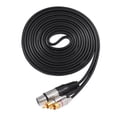 thumbnail image 4 of Amdohai 1 XLR Female to 2 RCA Male Plug Stereo, 4 of 8