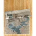 thumbnail image 5 of MDA Home Impression 5'x8' Abstract Traditional Fabric Area Rug in Beige/Blue, 5 of 5