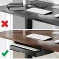 thumbnail image 2 of Desky Ultra Slim Under Desk Drawer - No Gap / Black, 2 of 10