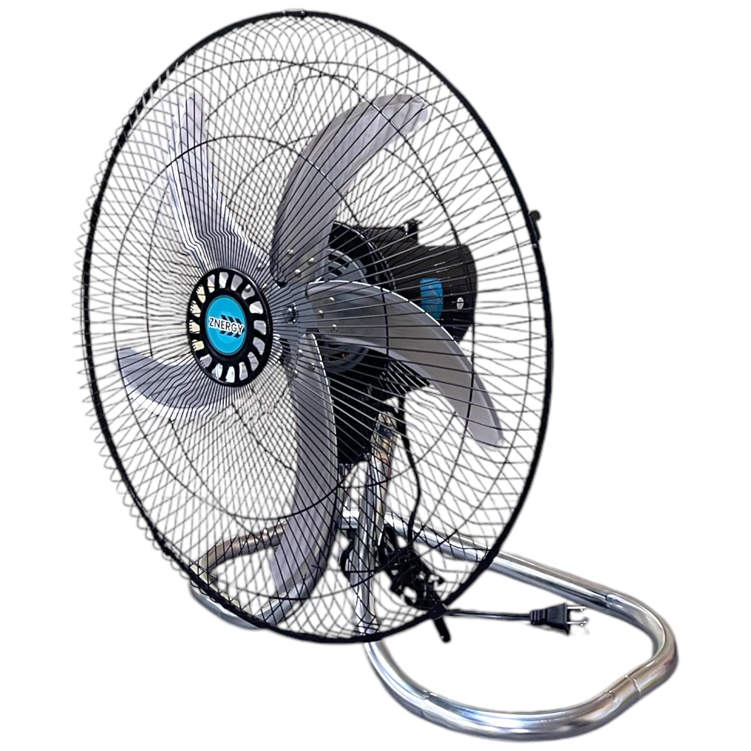 ZNERGY 2 PACK 18 Inch 2 in 1 Modern Industrial Floor And Stand Fans 3 Speeds Metal Blades Oscillation