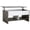 White, variant on FDW Lift Top Coffee Table With Hidden Compartment and Lower Shelf Silent Air Rod- Pop-Up Tabletop For living Room Reception Room ,Brown