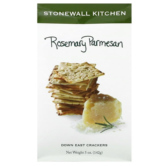 Stonewall Kitchen Rosemary Parmesan Crackers, 5 Ounce Box