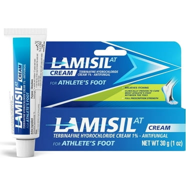 Lamisil 1% Athlete Foot Cream, Relieves, Treats & Prevents Recurrence, Antifungal Cream 1oz