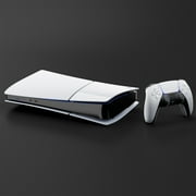 PlayStation 5 Slim Digital 2TB SSD Edition Bundle with Two Controllers White and Galactic Purple Dualsense and Mytrix Controller Case - Slim PS5 2TB PCIe SSD Gaming Console JP Version Region Free