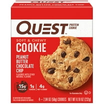 Quest Gluten-Free, Protein Cookies, Peanut Butter Chocolate Chip, 4 Count