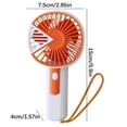 thumbnail image 3 of SDNall Summer Cool Splicing Color USB Charging Small Fan Outdoor Portable Mini Fan, 3 of 9
