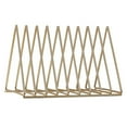 thumbnail image 1 of Inteprter Nordic Bookend Heavy Duty Metal Book Stopper Book Stand Diseño geométrico único Book Divider para estantes Escritorio Home Office Almacenamiento y organización del hogar Inteprter HA019891-00, 1 of 1