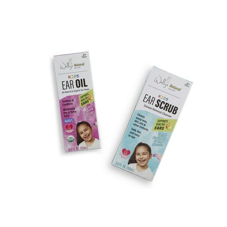 Wally's Natural Kid's Ear Care Bundle, 2 Pack