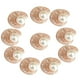 thumbnail image 2 of Fornituras de botón de perla de cristal con forma de concha de 10 piezas para joyas de bricolaje artesanías de oro Zulema Flatback Jewelry Findings, 2 of 8