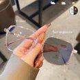 thumbnail image 2 of New Photochromic Glasses Anti Blue Glasses Men Women Color Changing Eyeglasses Anti UV Sunglasses Square Clear Frame Eyewear, 2 of 9