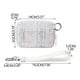 thumbnail image 2 of Uuiauoio Wristlet Wallet Mini Zip Card Case with Clear Window Zipper Coin Purse Lightweight Portable Keychain Wallet ,Portable Waterproof Wristlet Pouch With Clear Card Slot, 2 of 6