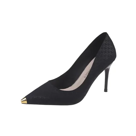 

Pointed High Heel Pumps Faux Leather Stiletto Heeled Pointed Toe Office Shoes Women‘s Footwear