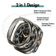 thumbnail image 3 of For Samsung Galaxy Watch Ultra 47mm (2025/2024) Screen Protector Case, Hard PC Bumper Built-in Tempered Glass Film Full Cover, Scratch Resistant - Titanium Gray, 3 of 8