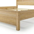 thumbnail image 2 of Camaflexi King Size Baja Bed Frame, Solid Wood, Rustic Barnwood Finish, 2 of 8