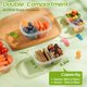 thumbnail image 5 of Recipientes para aperitivos ALFEVA reutilizables, 20 unidades con tapas y 10 tenedores, 5 of 6