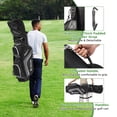 thumbnail image 4 of Gymax Golf Cart Bag Lightweight Golf Club Bag w/ 14 Way Dividers Top & Carry Handles Grey, 4 of 8
