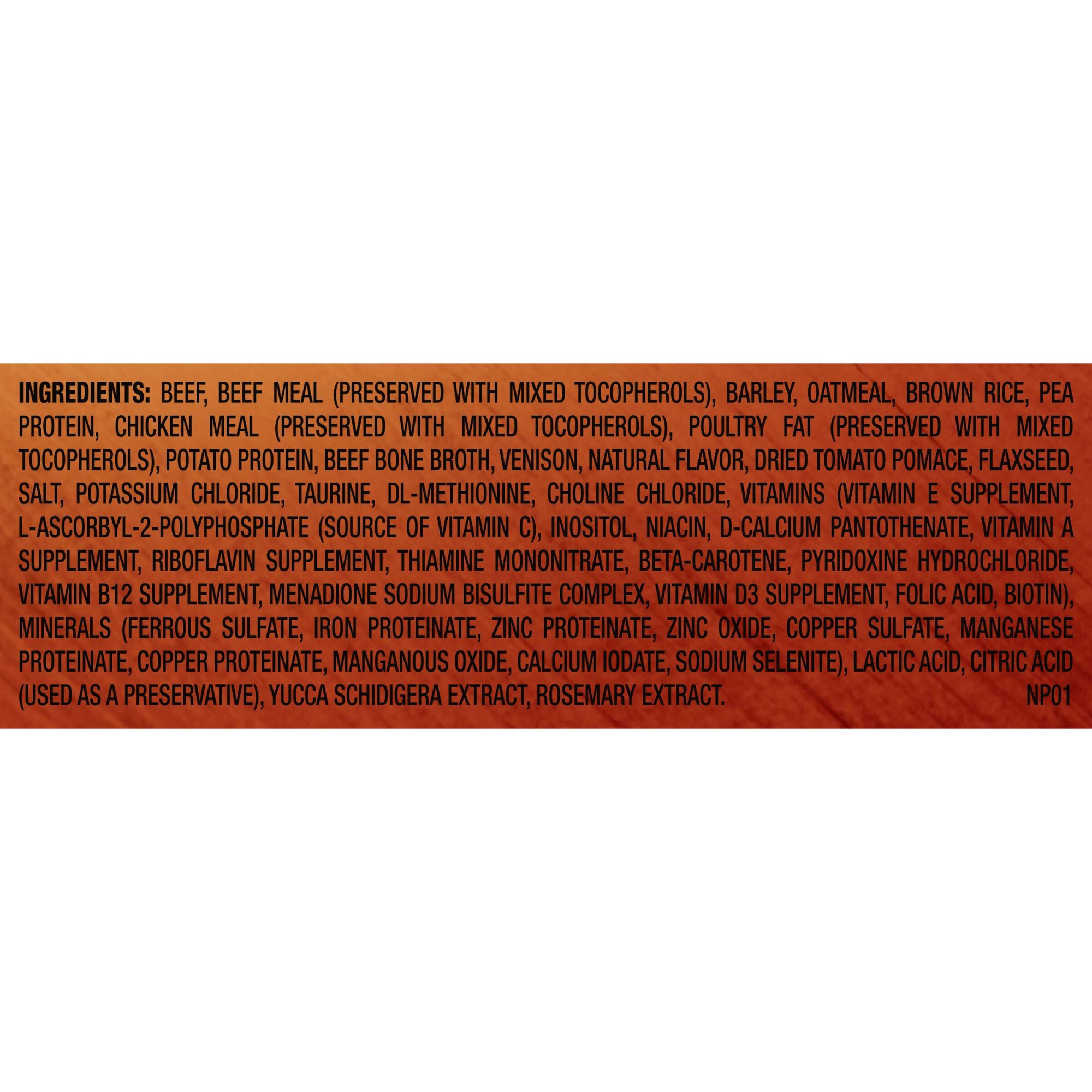 Nature’s Recipe Prime Blends Dry Dog Food, Beef, Barley & Venison Recipe, 12-Pound Bag