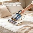 thumbnail image 3 of LSNOYRD Mattress Vacuum Cleaner, 18Kpa/30Mins Cordless Bed Vacuum with UV Light & LED Display, Handheld Vacuum for Bed, Couch & Sofa, 3 of 12