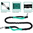 thumbnail image 2 of LAICAIW Laisse pour Chien Mains Libres pour Course Marche Entraînement Randonnée, Élastique Réfléchissant à Double Poignée, Pochette Distributrice de Sac à Excréments, Ceinture de Taille Ajustable, Absorption des Chocs, Idéal pour Chiens Moyens à Grands, Bla, 2 of 7