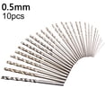 thumbnail image 6 of Soumake 10Pcs/Set 0.3Mm-3Mm Mini Micro Hss Spiral Twist Drill Bit Drilling Tool Set Practical, 6 of 7