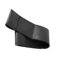 thumbnail image 4 of Funda para volante de piel de elefante, cuero de grano, costura artesanal con agujas, hilo, accesorio Interior de coche, color negro, 4 of 9
