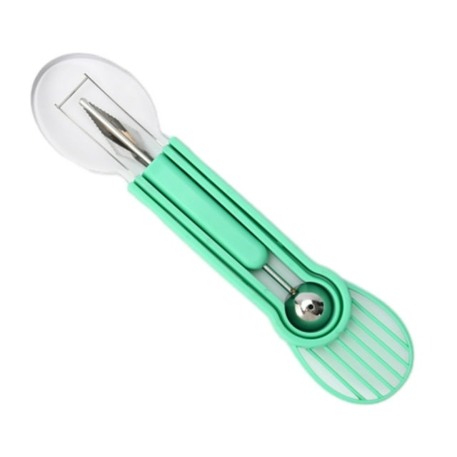 Herramienta para Excavar Frutas Cinco En Uno, Diseño de Flores Talladas, Mango Cómodo, Bolas de Fruta Perfectas, Usos Múltiples, Fiestas Familiares, 1 Herramienta