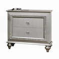 thumbnail image 2 of Kaitlyn Champagne Glam Nightstand with Felt-Lined Drawers, 2 of 5