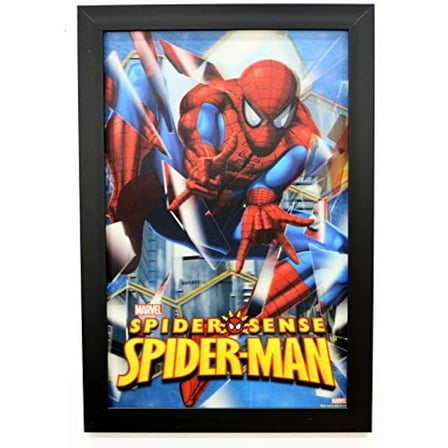 Spiderman Spidersense 3d Framed Wall Decor 11 X 17