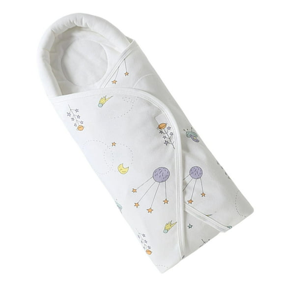Manta envolvente,Toalla con capucha para bebé Suavemente Infantil Recién nacido Niños pequeños,Albornoz de toalla de ño con capucha para bebés más Misterioso espacio exterior