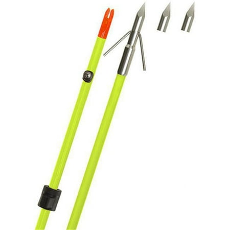 Fin Finder Raider Pro Bowfishing Arrow Flo Green W/ Riptide Point