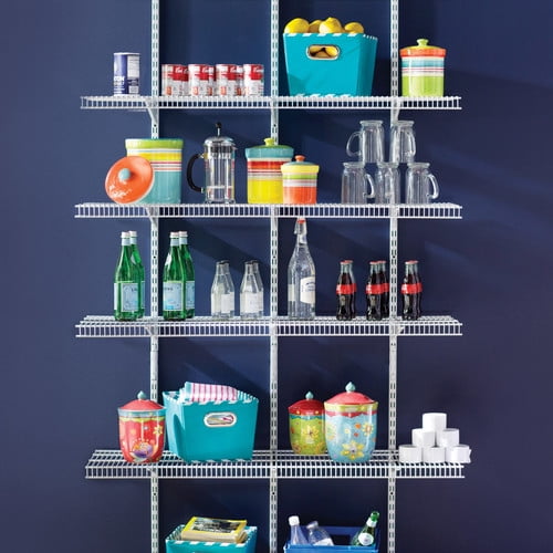 Four Shelf Wire Organizing Kit, Closetmaid Replacement Shelves