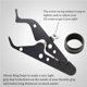 thumbnail image 5 of Scienceny Bloqueo de asistencia para motoristas, acelerador de Control de crucero, bloqueo de acelerador de aluminio negro Universal para motocicleta para Accesorios para motos Scienceny VI005099-00, 5 of 6