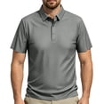 thumbnail image 4 of Lumtrix Men'S Beer Belly Polo Shirts Short Sleeve Summer Casual Quick Dry Workout Tops Lightweight Casual Golf Shirts Light Green 4XL, 4 of 4