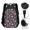 thumbnail image 3 of Balery Rainbow Unicorn And Cat Icecream Mochila con carga USB para hombre y mujer - Mochila impermeable y antirrobo para portátil con puerto USB para viajes, trabajo, estudios y universidad, 3 of 7